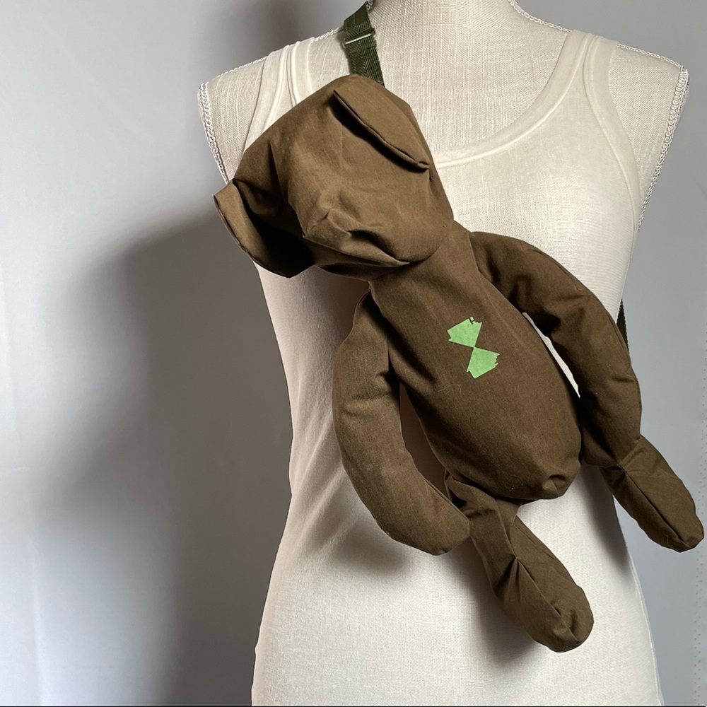 ❗️SOLD❗️Vintage Final Home nylon teddy bear backpack